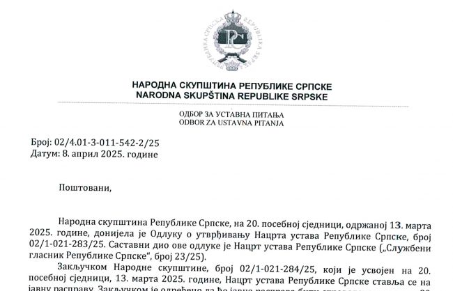 FOTO: Dobojski Info | U Doboju javna rasprava o Nacrtu ustava Republike Srpske