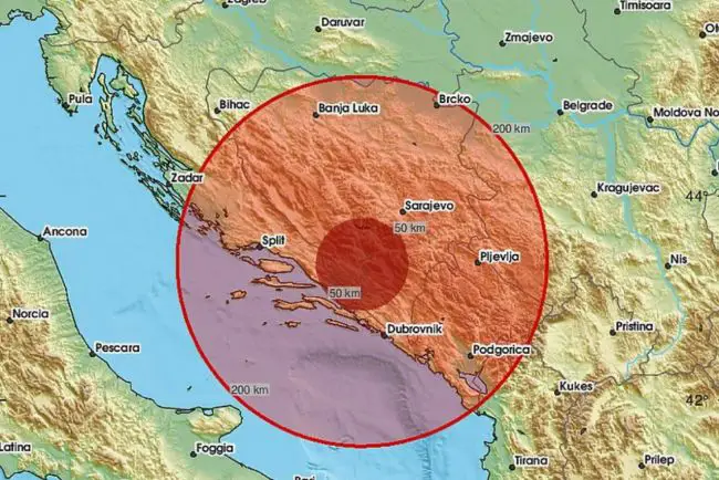 FOTO: Dobojski Info | Novi potres zatresao Hrvatsku i BiH, još jači od prethodnog