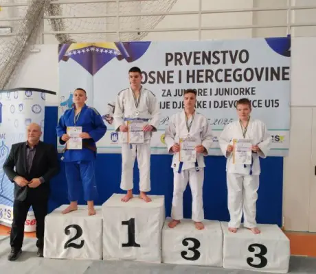 NIKŠA JEREMIĆ VICEPRVAK BiH: Džudo klub "Morote" sa još jednim plasmanom na Prvenstvo Balkana