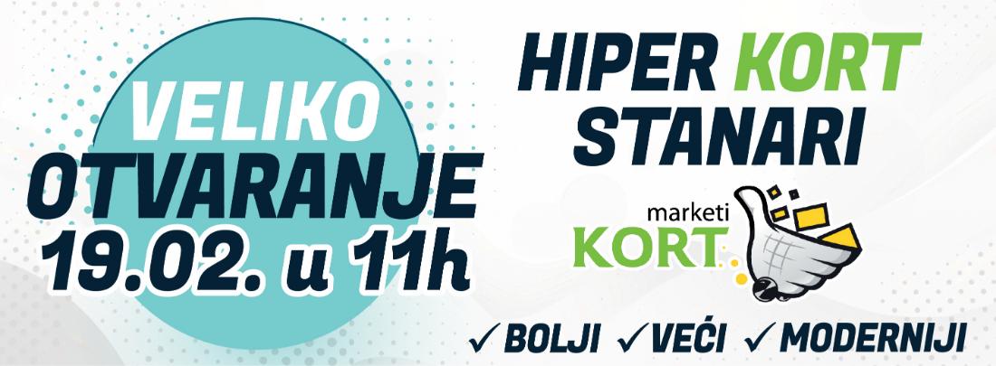 USKORO NA NOVOJ LOKACIJI HIPER KORT STANARI! 