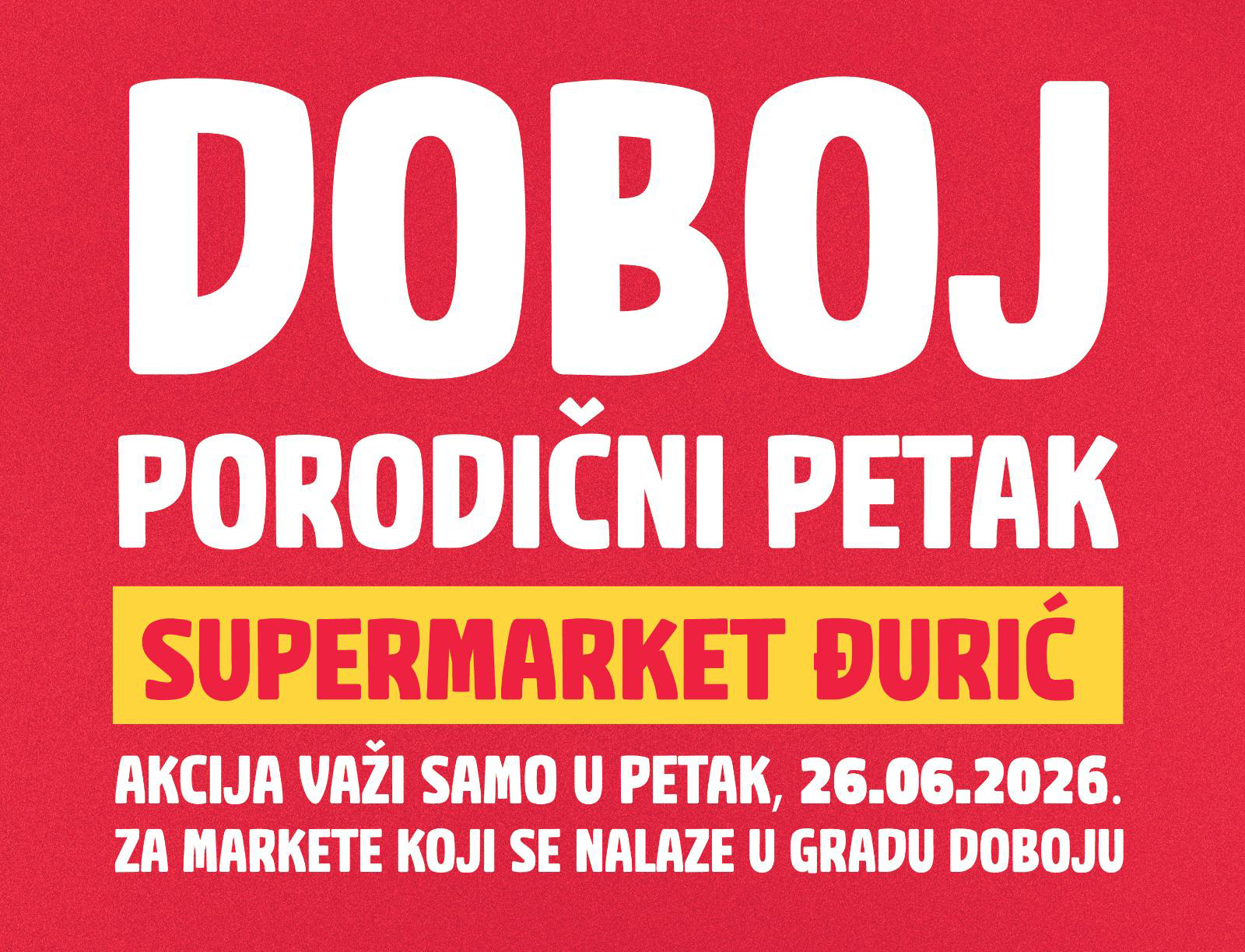 PORODIČNA AKCIJA U DOBOJU