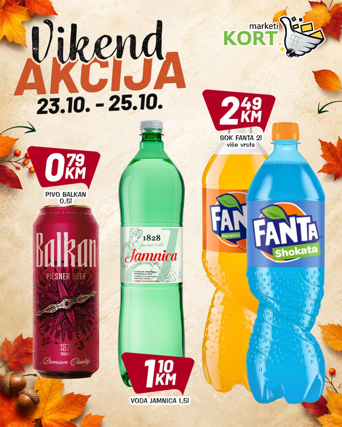 vikend akcija marketi KORT 23 25 10 2026 05
