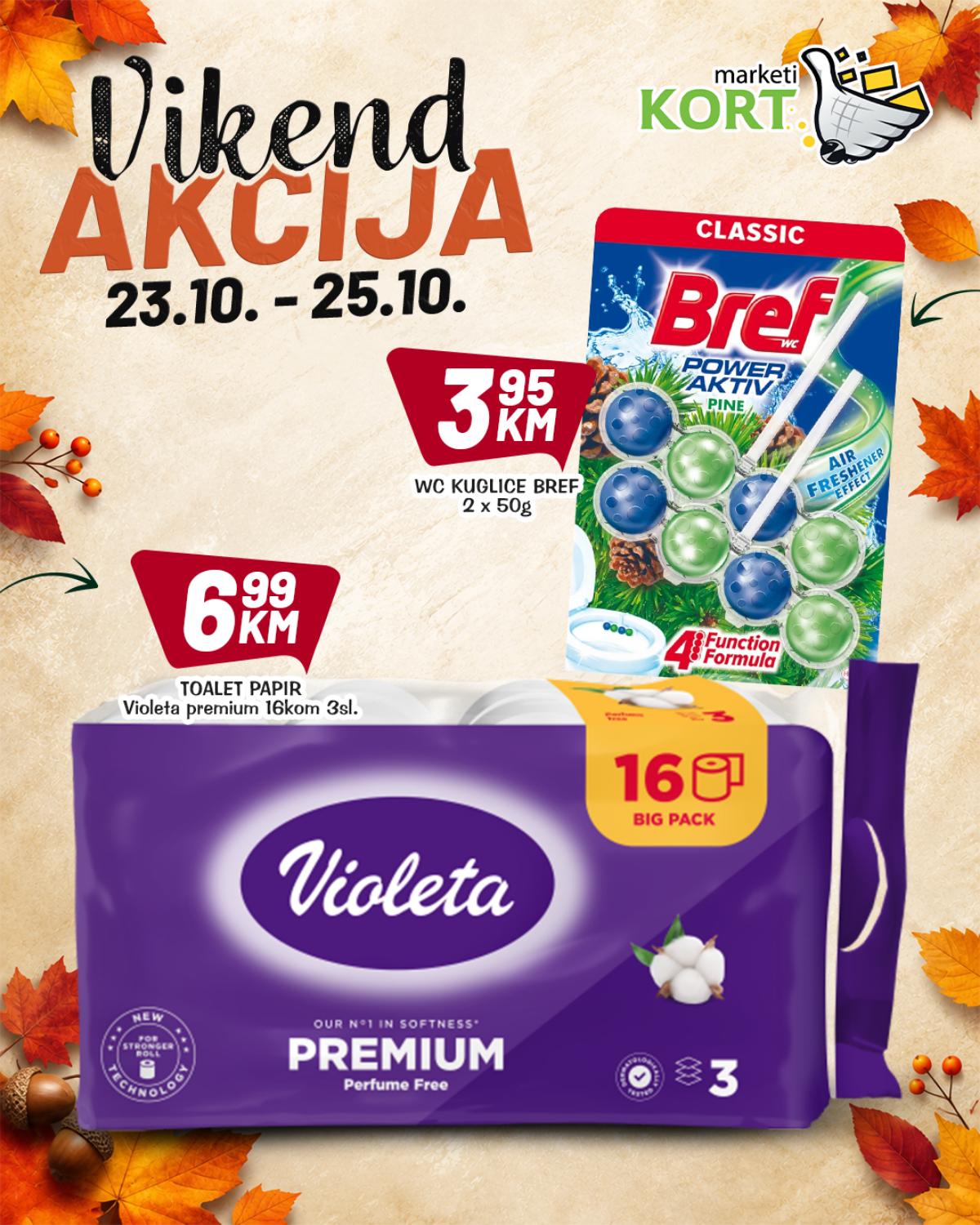 vikend akcija marketi KORT 23 25 10 2026 06