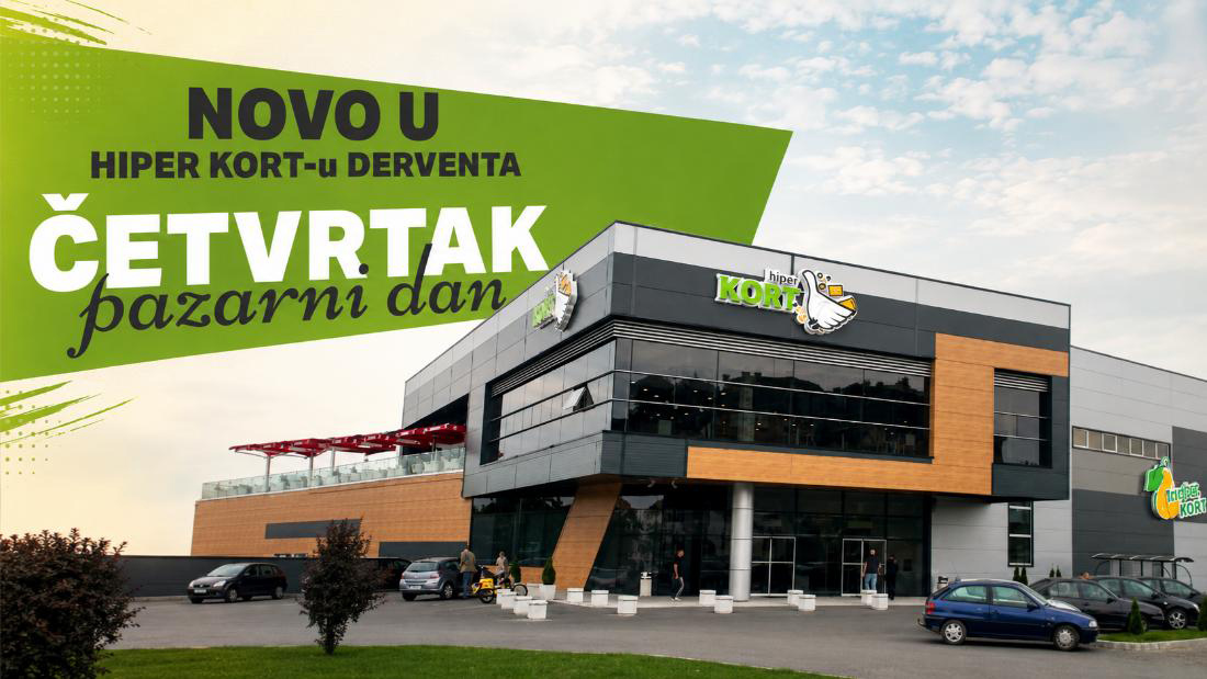 DERVENTA: Četvrtak pazarni dan u Hiper KORT-u donosi velike uštede za kućni budžet