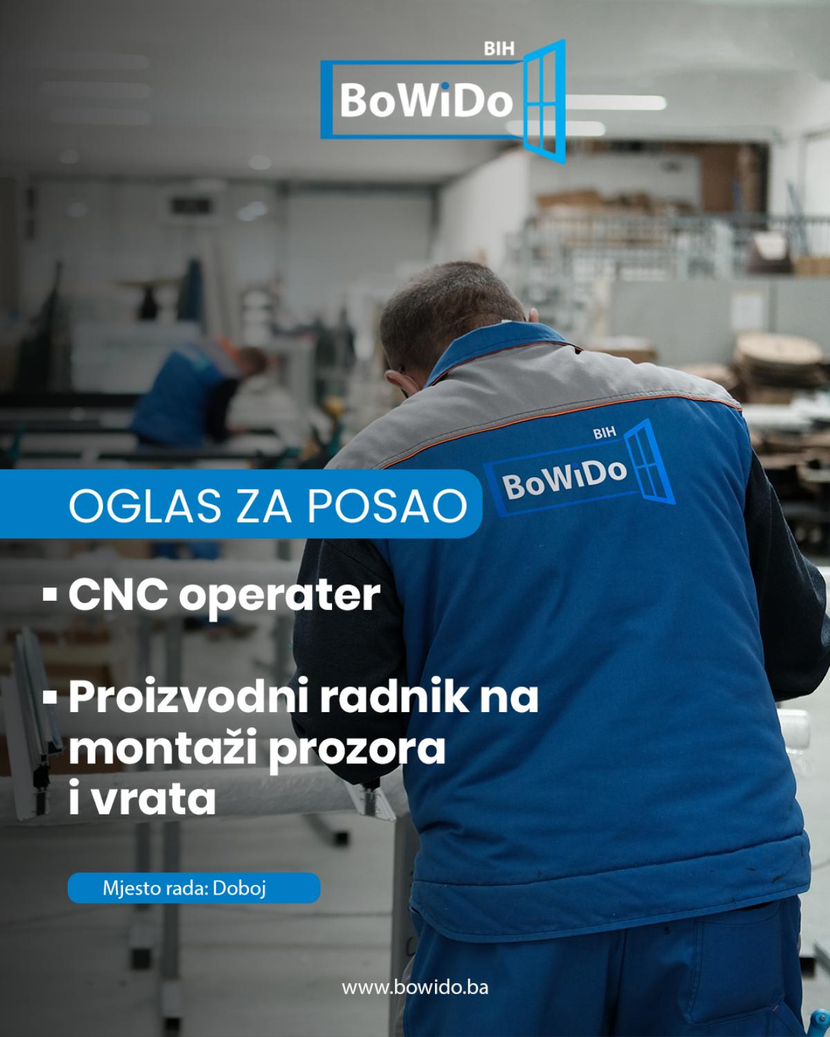oglas za posao u Doboju BoWiDo 01