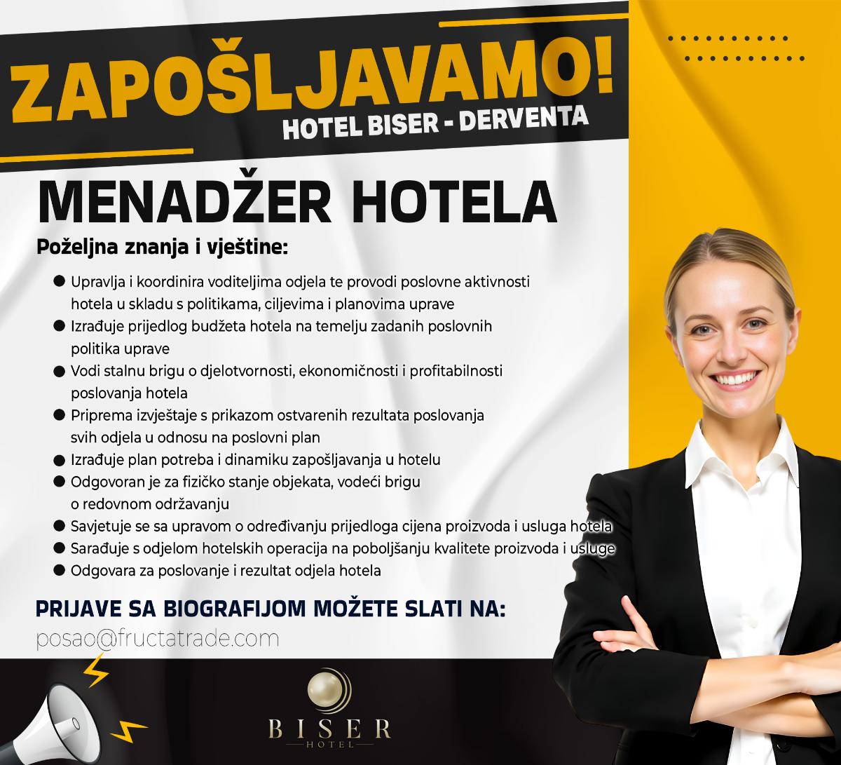 Menadžer hotela