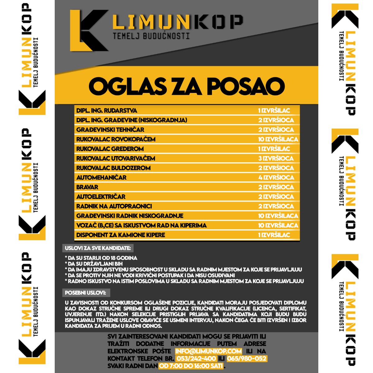 Oglas LIMUNKOP