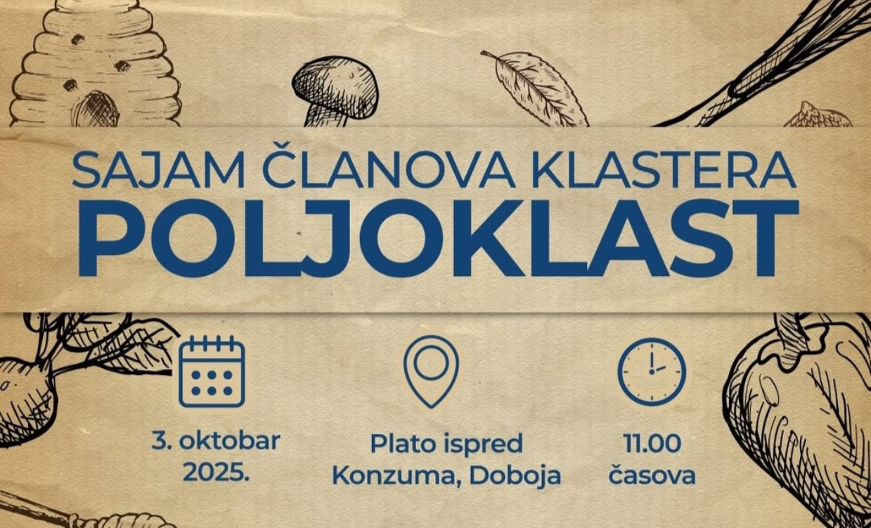 Sajam članova klastera „Poljoklast“ u Doboju – 3. oktobar 2025.