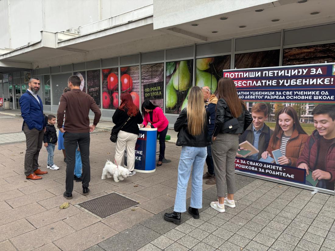 Akcija prikupljanja potpisa u Doboju – Peticija za besplatne udžbenike za svako dijete