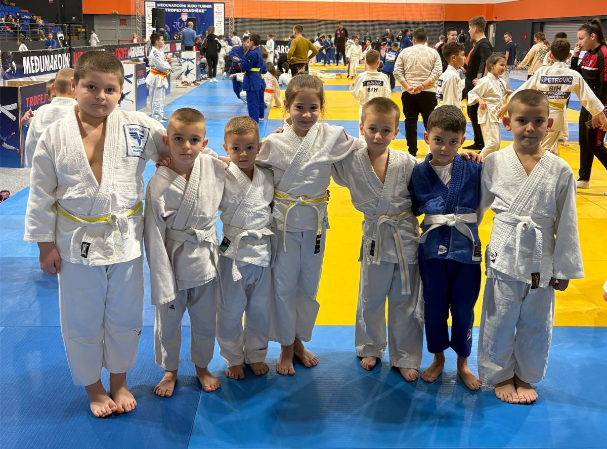 DOBOJ: Najmlađi džudisti Ozrena uspješni na turniru u Gradišci