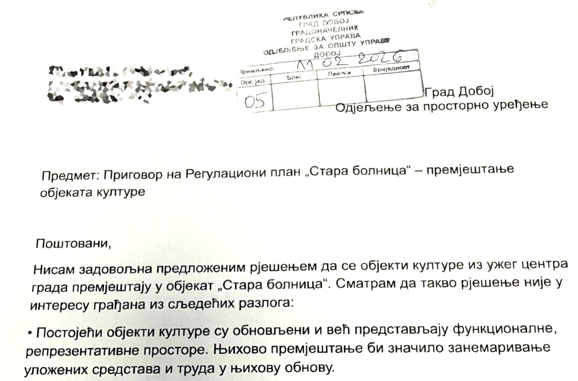 Kultura se ne seli na brdo: Predajte prigovor dok traje javni uvid!