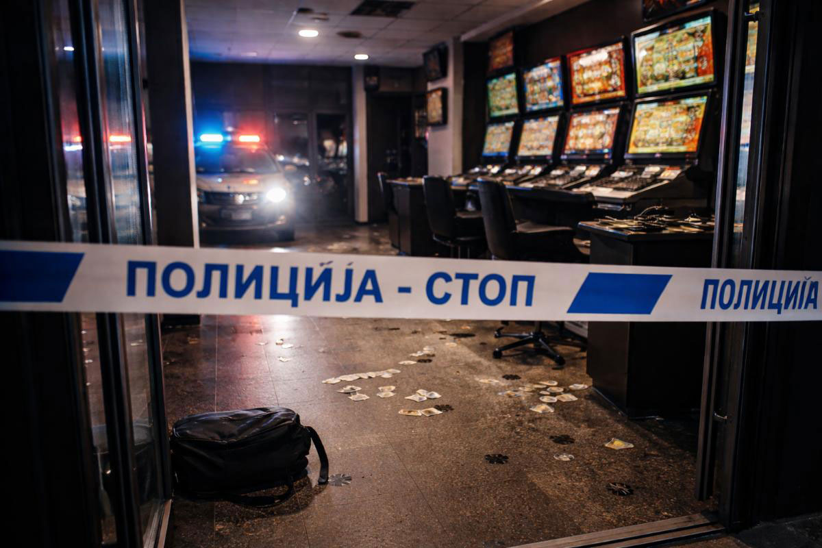 Pljačka u ranim jutarnjim časovima: Oružana prijetnja radniku objekta za igre na sreću u Derventi