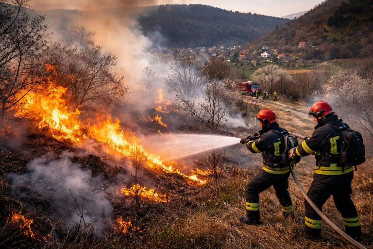 DOBOJ: Lokalizovani požari u Kostajnici i Boljaniću