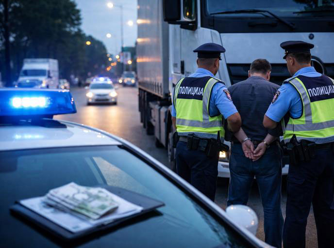 DOBOJ: Pao zbog mita – novac ostavio u službenom vozilu policije