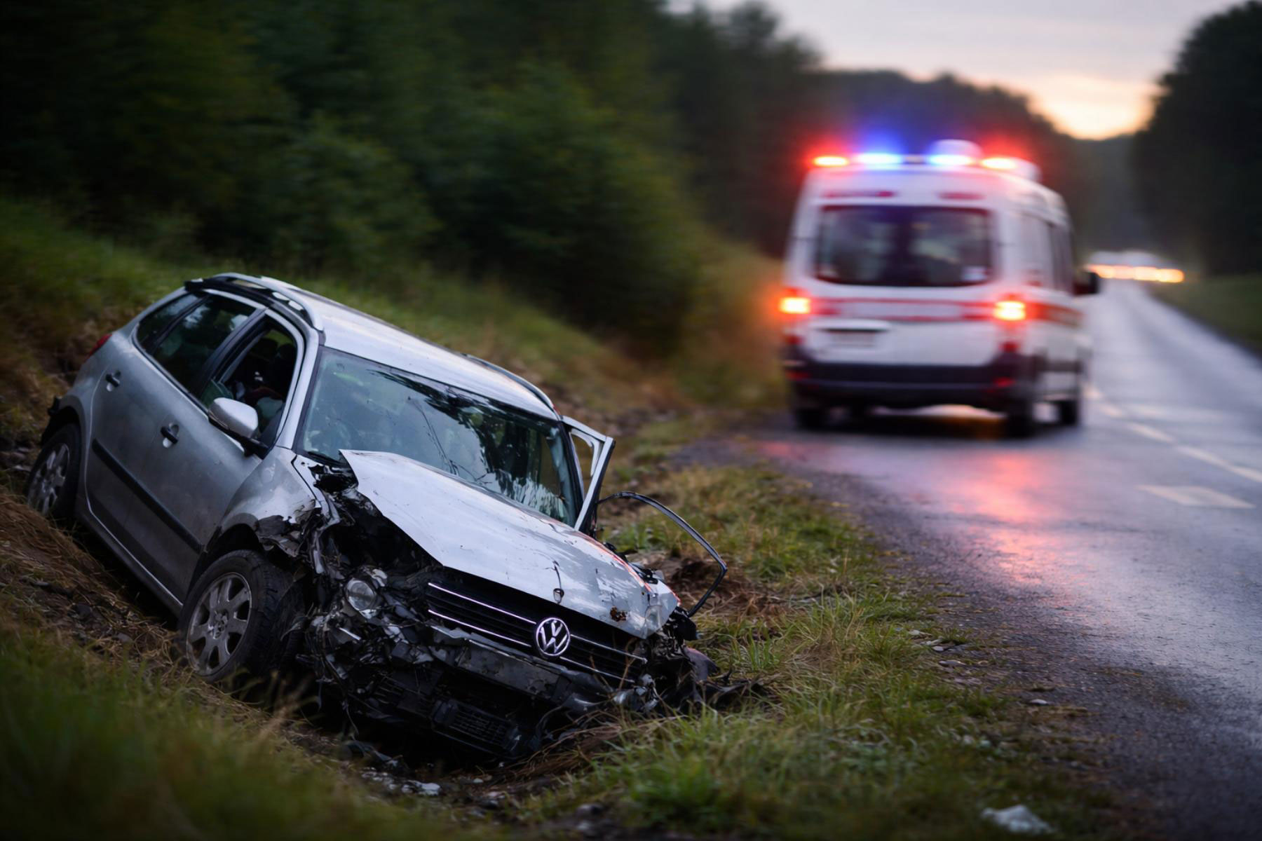 DOBOJ: Vozač teško povrijeđen u slijetanju vozila u Derventi