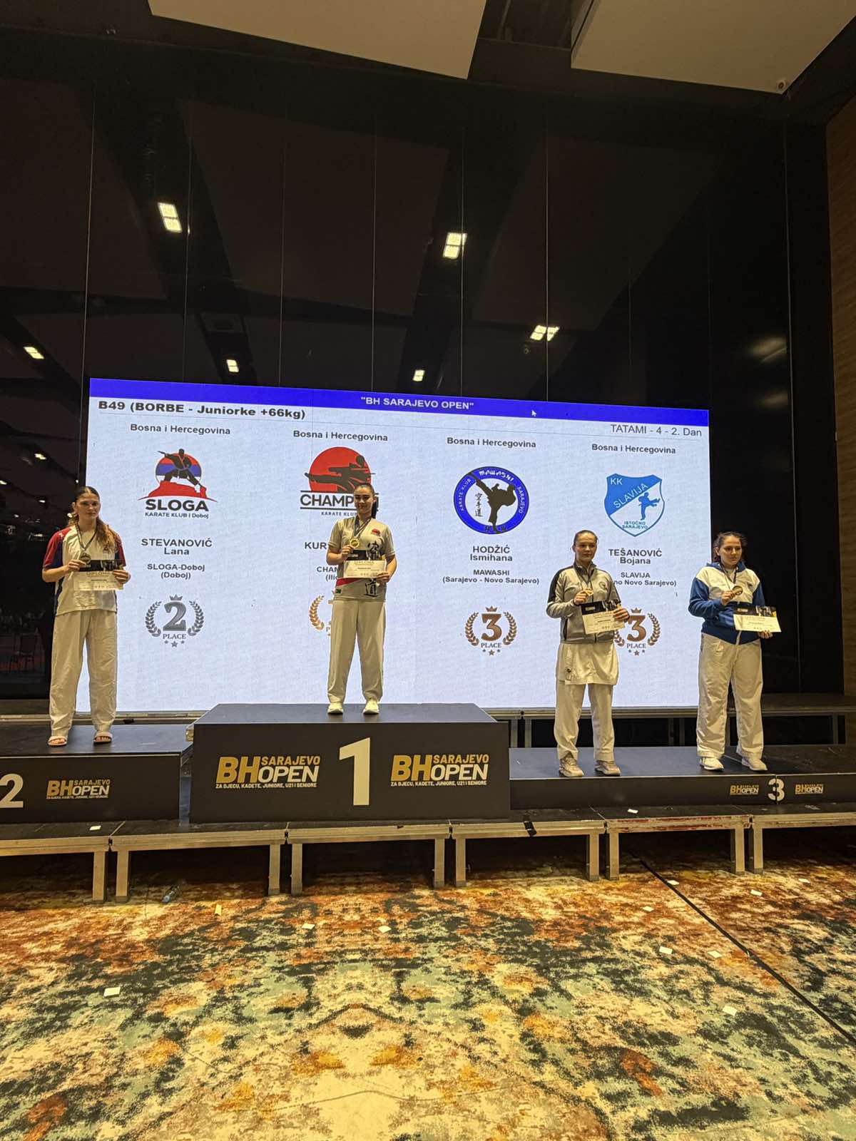 DOBOJ Karatisti Sloge briljirali u Sarajevu 01