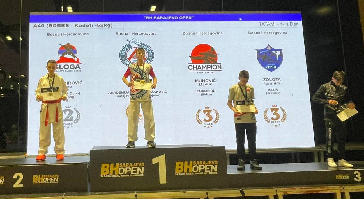 DOBOJ Karatisti Sloge briljirali u Sarajevu 02