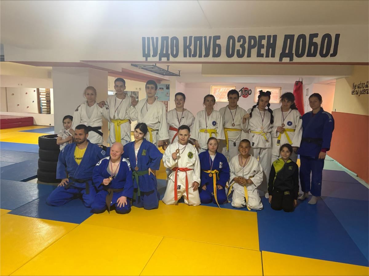 (FOTO) DOBOJ: Okupljanje džudista i pripreme za Specijalnu olimpijadu u Sarajevu