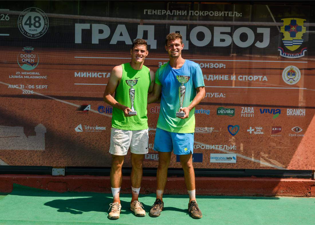 DOBOJ OPEN 2026: Erik Vanšelboim osvojio titulu, Obradović zaustavljen u finalu