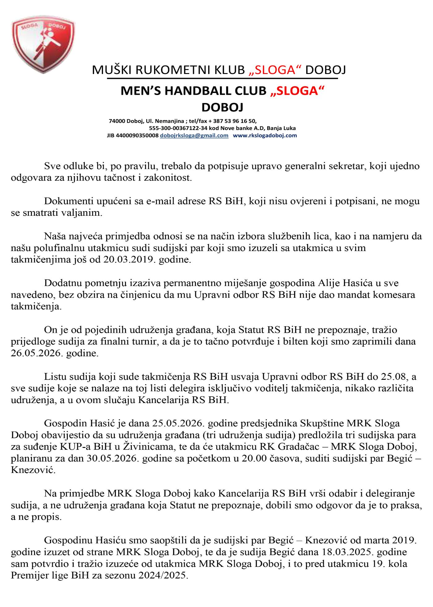 Zahtjev za zaštitu KUP a RS BiH 01