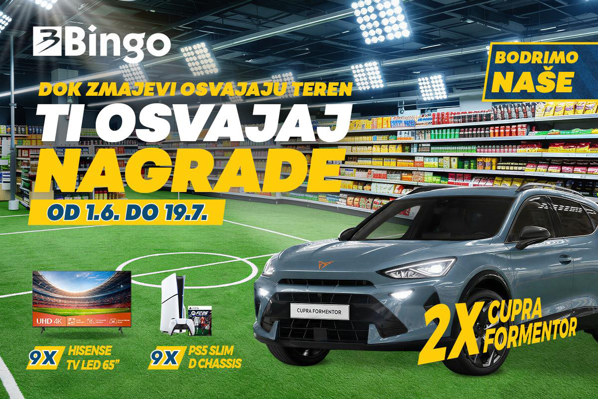 Bingo pokrenuo veliku nagradnu igru „Bodrimo naše“