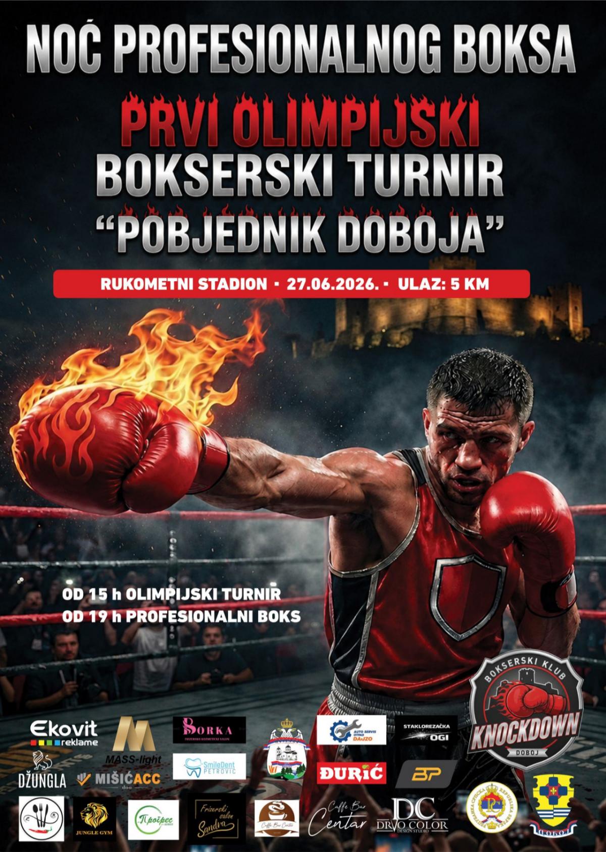 DOBOJ Noc profesionalnog boksa1