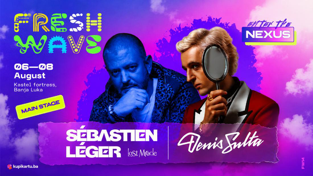 Svjetske zvijezde Sebastijan Leže i Denis Sulta dolaze na Freshwave Festival