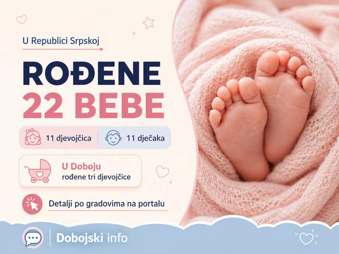 DOBOJ: U protekla 24 časa rođene tri djevojčice