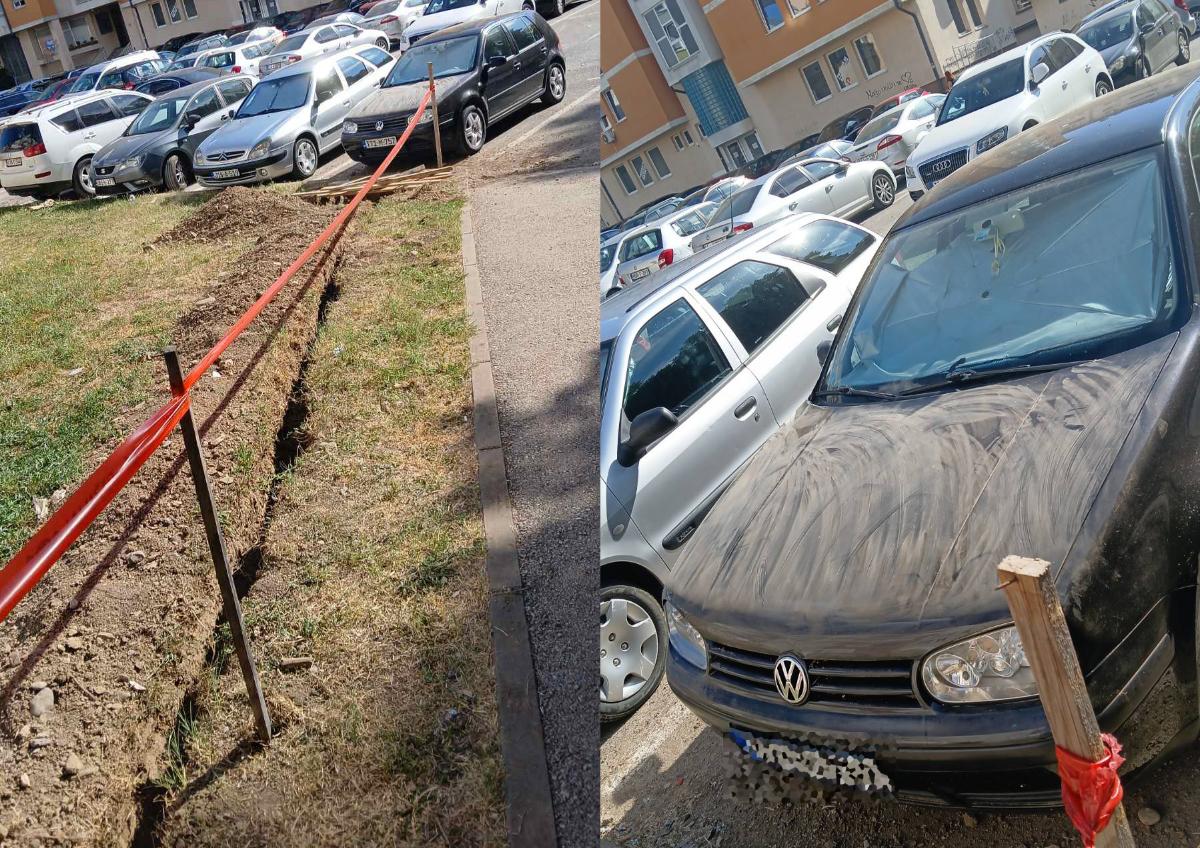 ČITATELJKA IZ DOBOJA TVRDI: Zemlja sa radova završila na automobilu na plaćenom parkingu