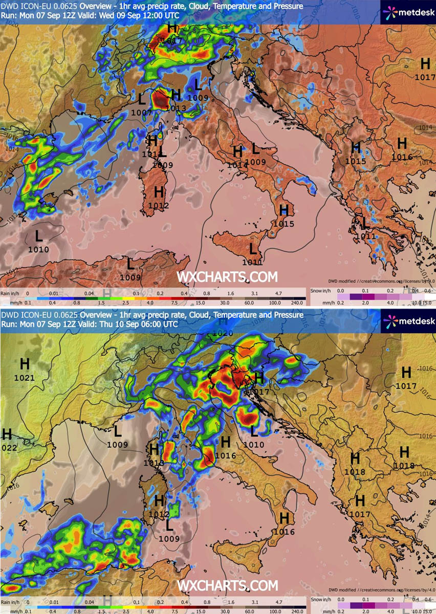major cold front severe weather outbreak europe alps balkans september 2026 front