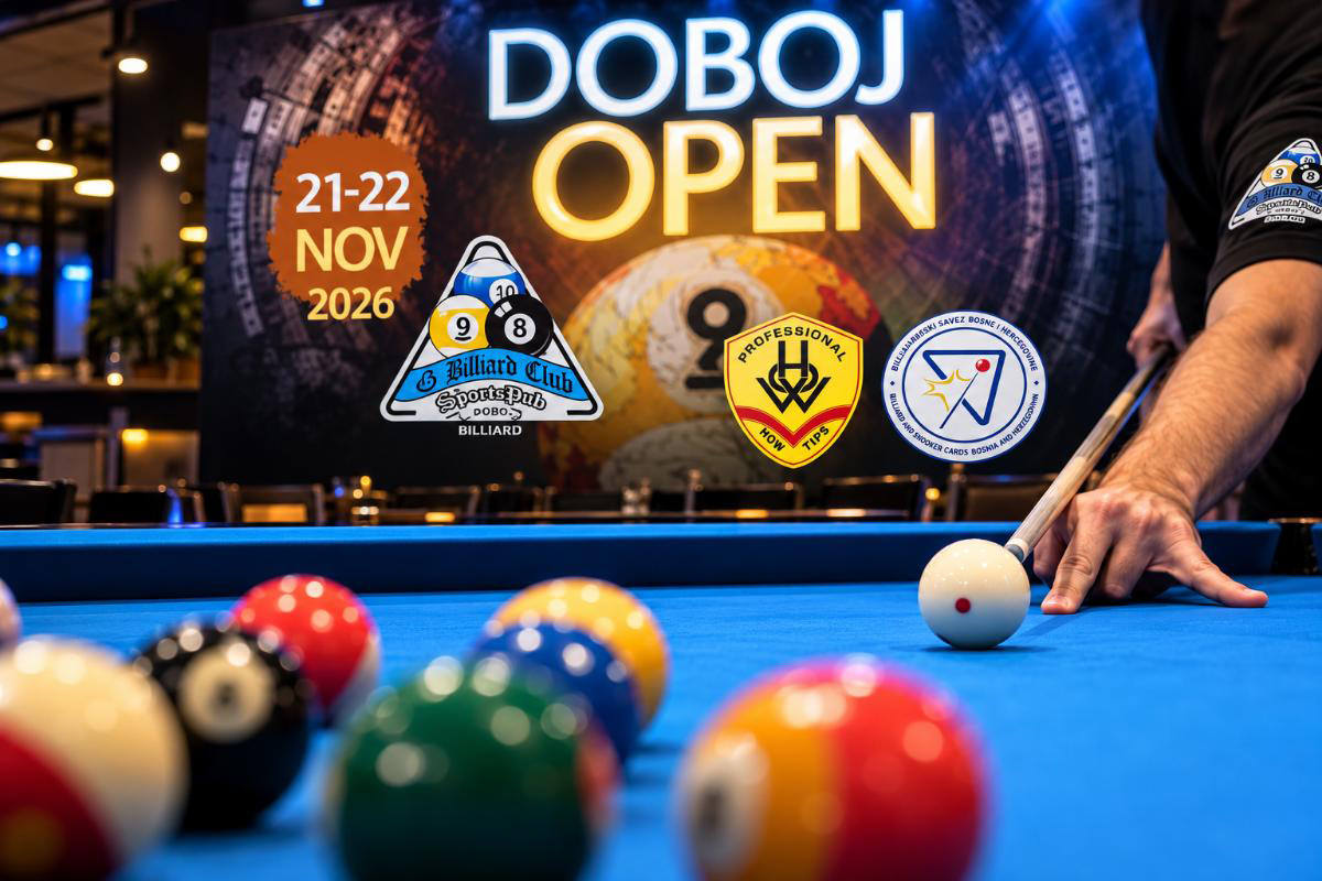 DOBOJ: Trinaesti Doboj Open 21. i 22. novembra – tradicija bilijara se nastavlja