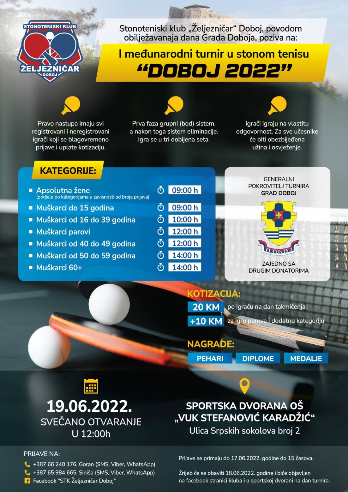 SKT Zeljeznicar Doboj Turnir 2022