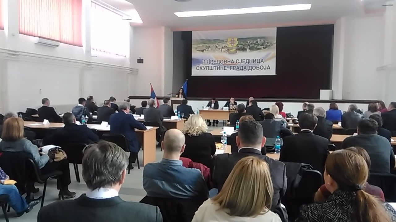 DOBOJ: 28. redovna sjednica Skupštine grada 28. decembra