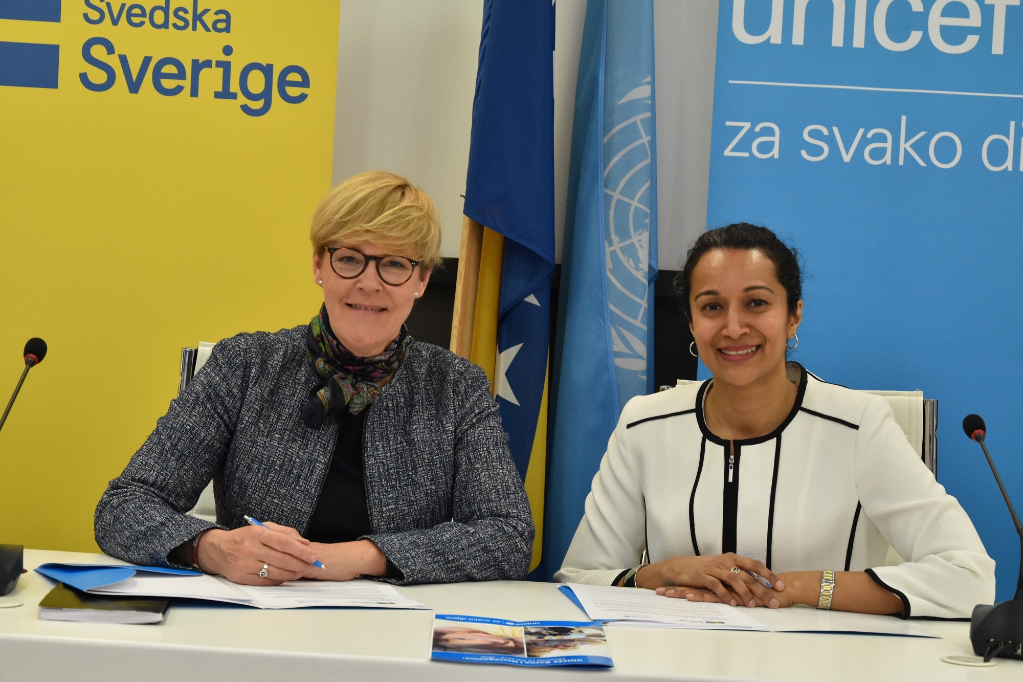 Švedska i UNICEF povezane u novom tematskom partnerstvu za poboljšanje dječije zaštite