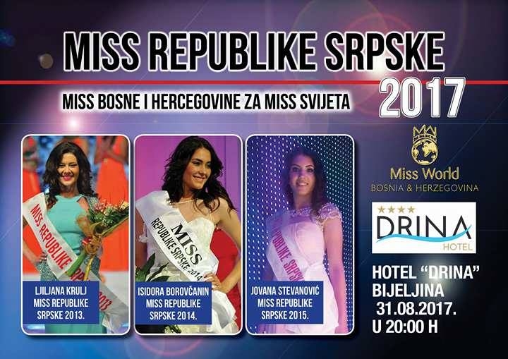 Ne propustite izbor za Miss Republike Srpske u Hotelu „DRINA“ Bijeljina