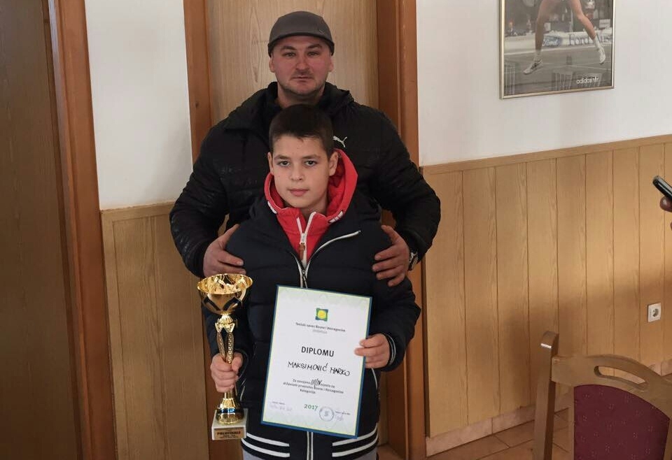 DOBOJ: Marko Maksimović bronzani na zimskom dvoranskom Prvenstvu BiH