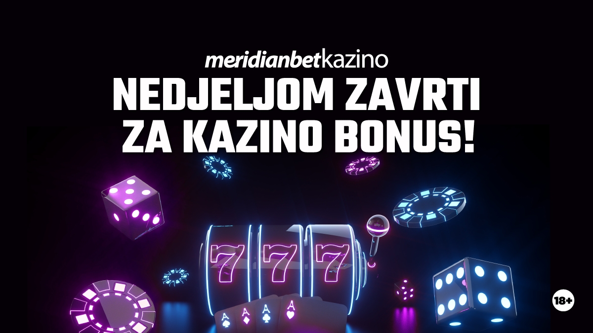 MERIDIANBET ONLAJN KAZINO:  Ove nedjelje čeka te bonus