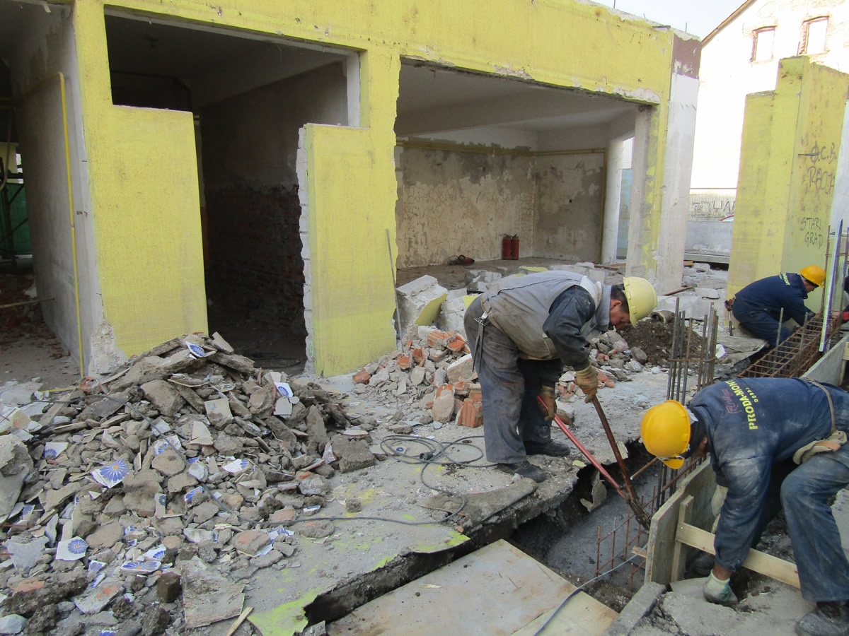 DOBOJ: Počela rekonstrukcija obdaništa u Starom gradu! (FOTO)