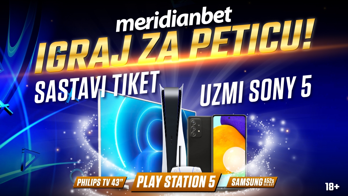 IGRAJ ZA PETICU: Sastavi najviše tiketa u Meridianu i osvoji Play Station 5