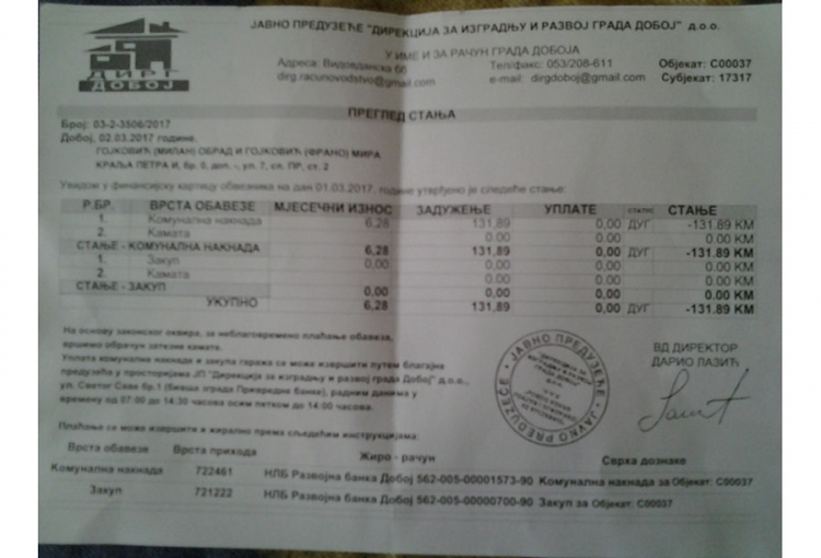 Građane tjeraju da plaćaju gradnju Doboja