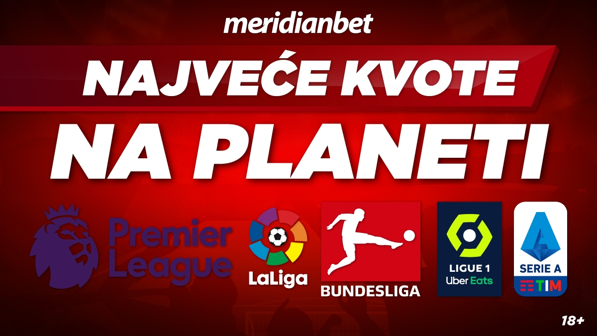 Meridian najveće kvotama na planeti: MAN. UTD 1.90, VILLARREAL 2.10!