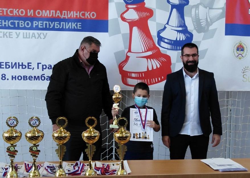 DOBOJ: Đorđe Lukić kadetski šampion Republike Srpske u šahu