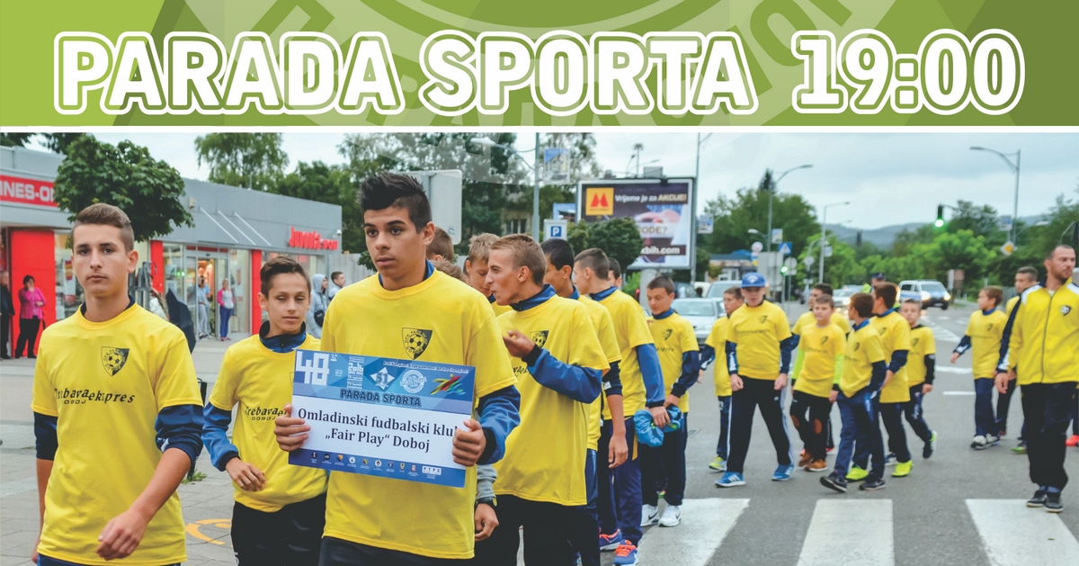 DOBOJ: "Parada sporta" uoči otvaranja rukometnog turnira