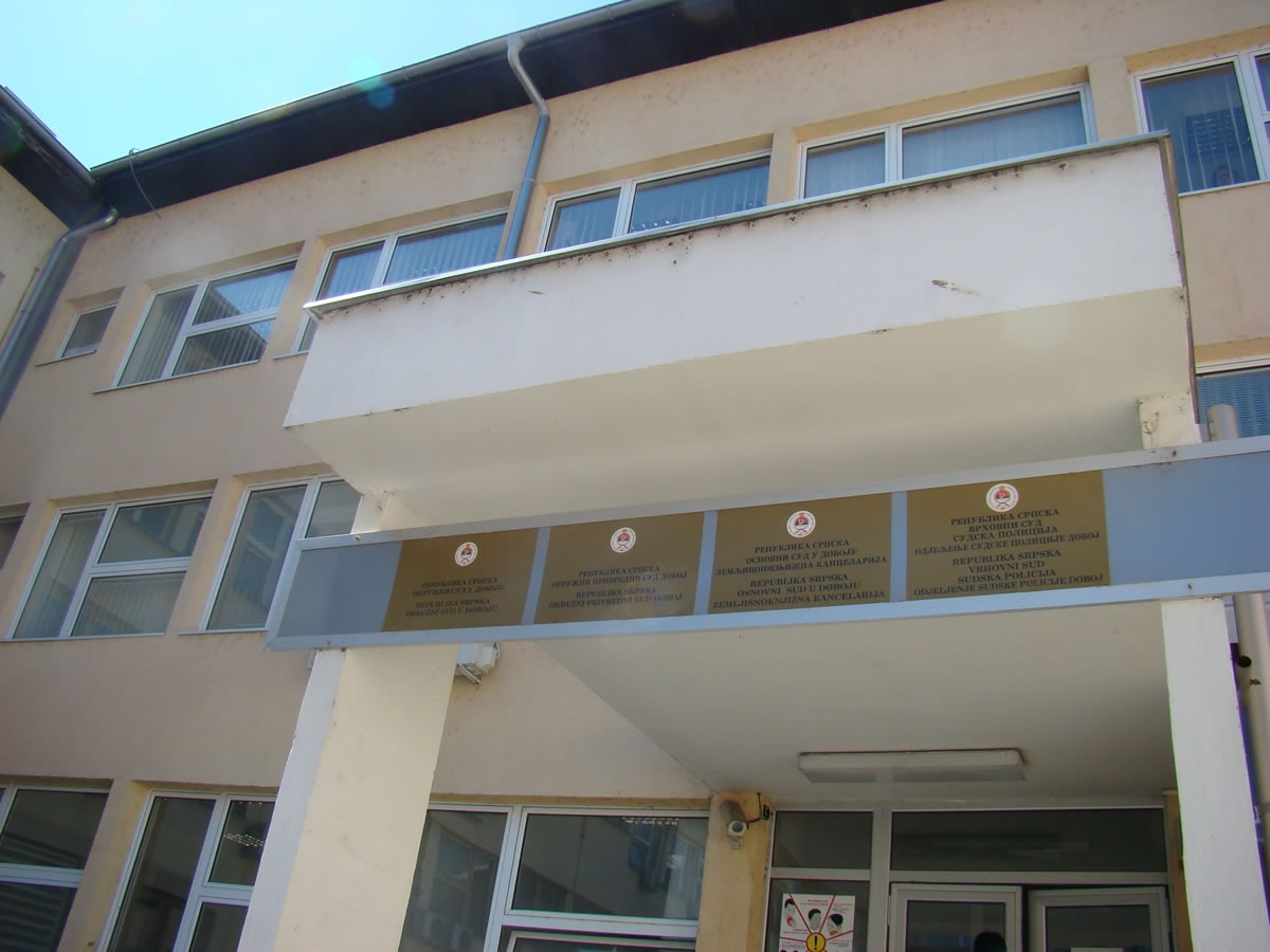 DOBOJ: Sanacija pravosudnih institucija