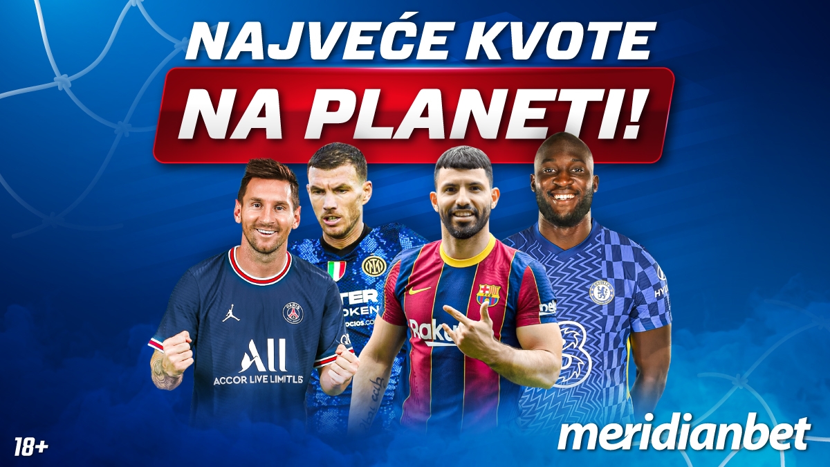 MERIDIAN „BOMBARDUJE“ Liga petice sa NAJVEĆIM KVOTAMA NA PLANETI!
