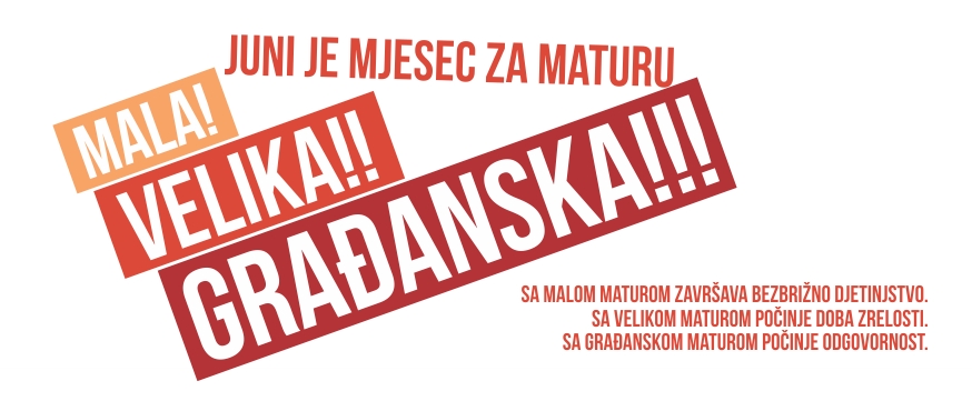 USKORO GRAĐANSKA MATURA U DOBOJU Cilj – animacija mladih