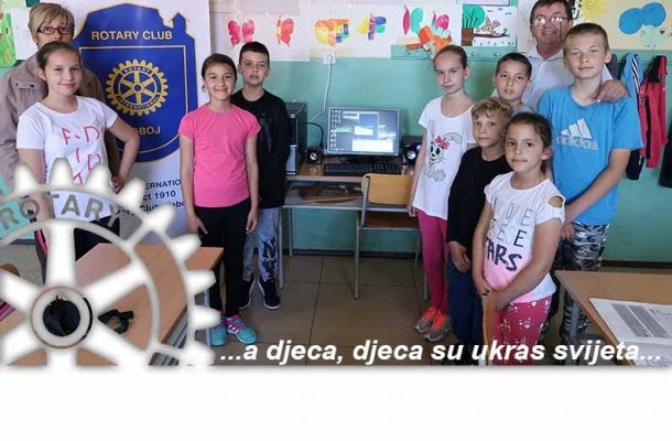 DOBOJ: Donacija područnim školama Rotary Cluba Doboj (FOTO)