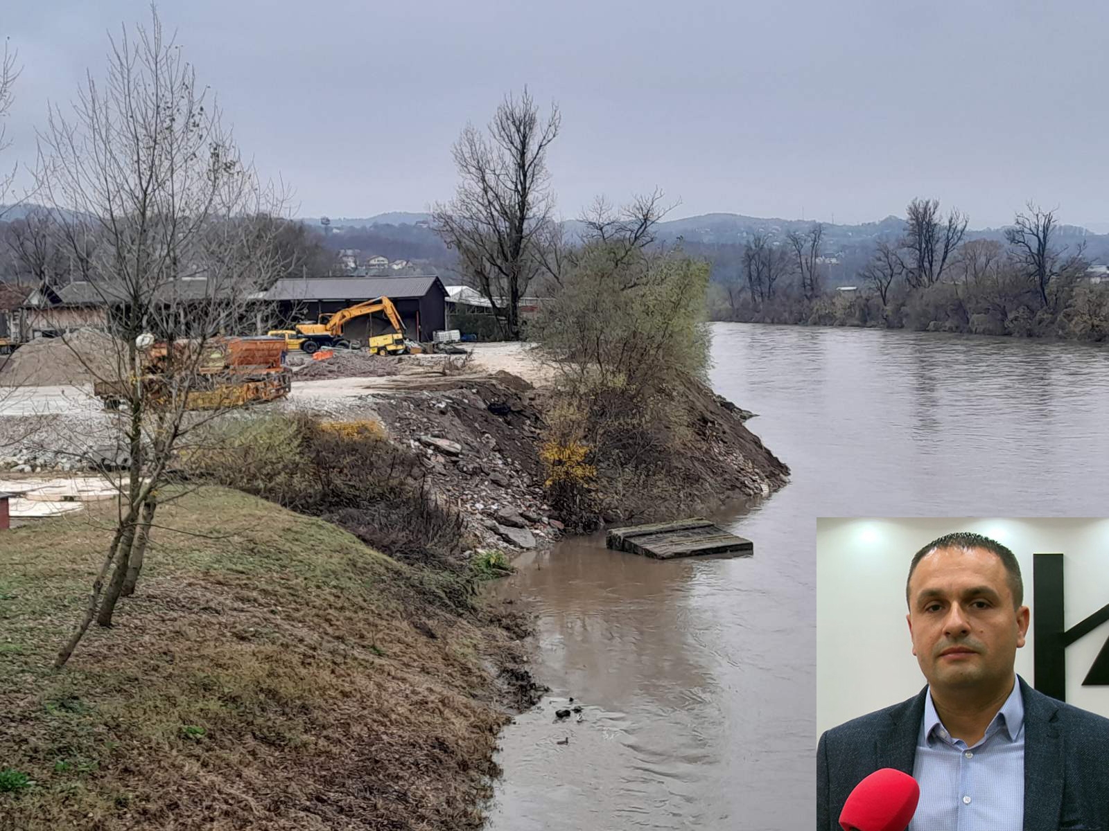 "PROHODNI ŠAHTOVI" U DOBOJU: Ovako tješi građane N. Ostojić, načelnik Civilne zaštite.