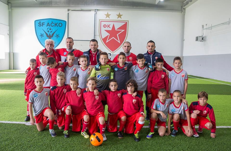 DOBOJ: FK Crvena zvezda na otvaranju Škole fudbala Ačko