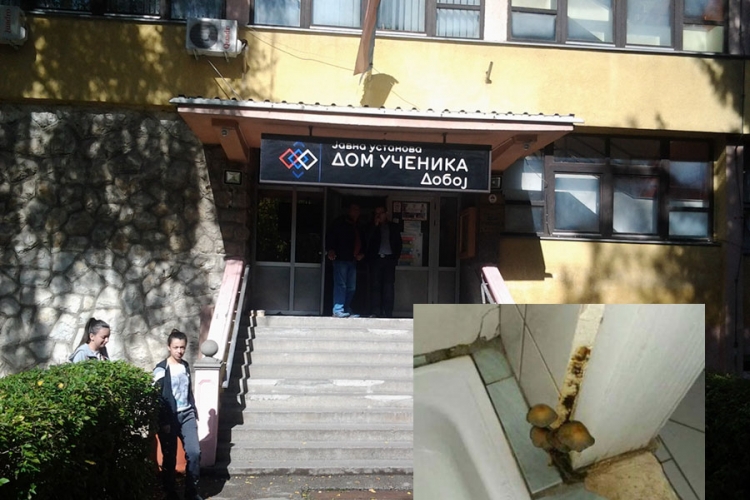 DOBOJ: Gljive (ne) rastu u kupatilu Doma učenika